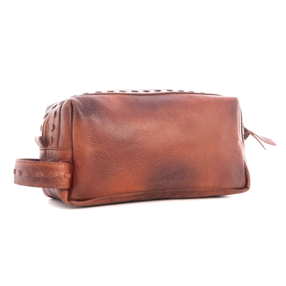 Roff Trail Toiletries Bag In Caramel sold by Myra Bag product image thumbnail 2