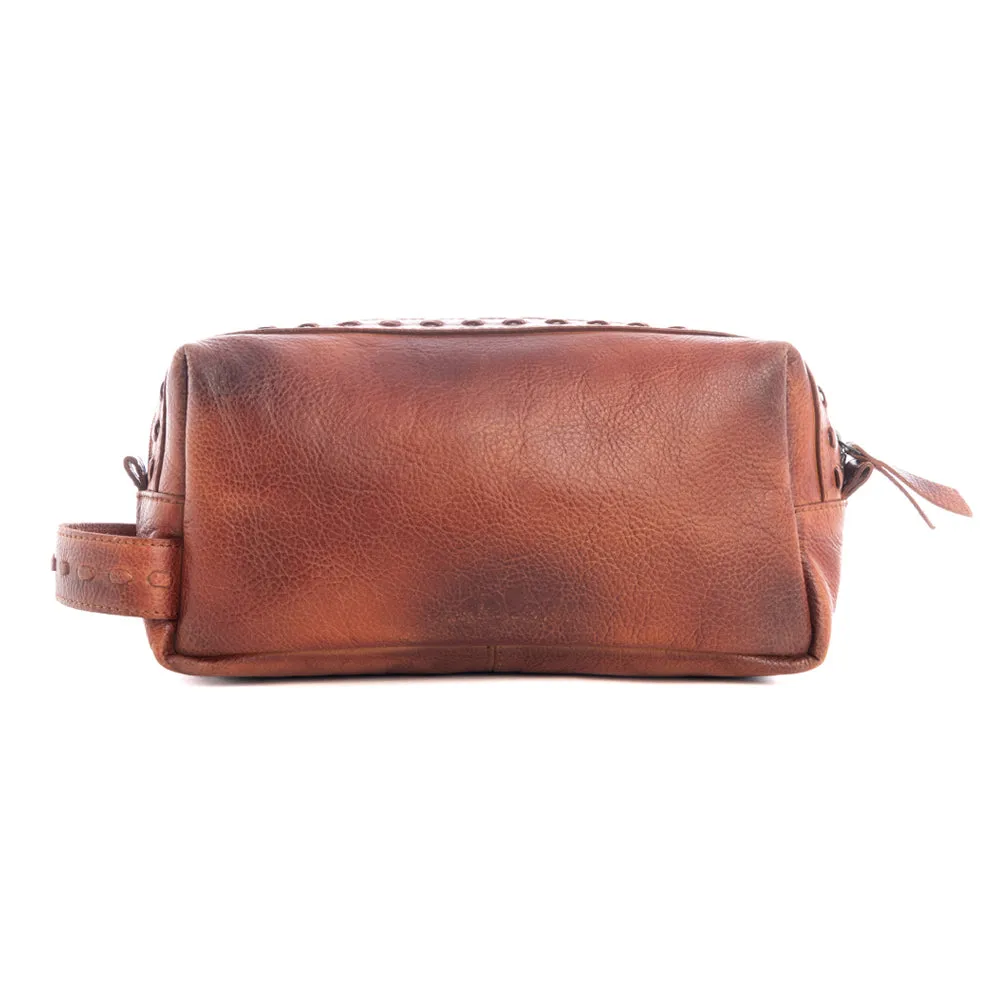 Roff Trail Toiletries Bag In Caramel sold by Myra Bag product image thumbnail 3