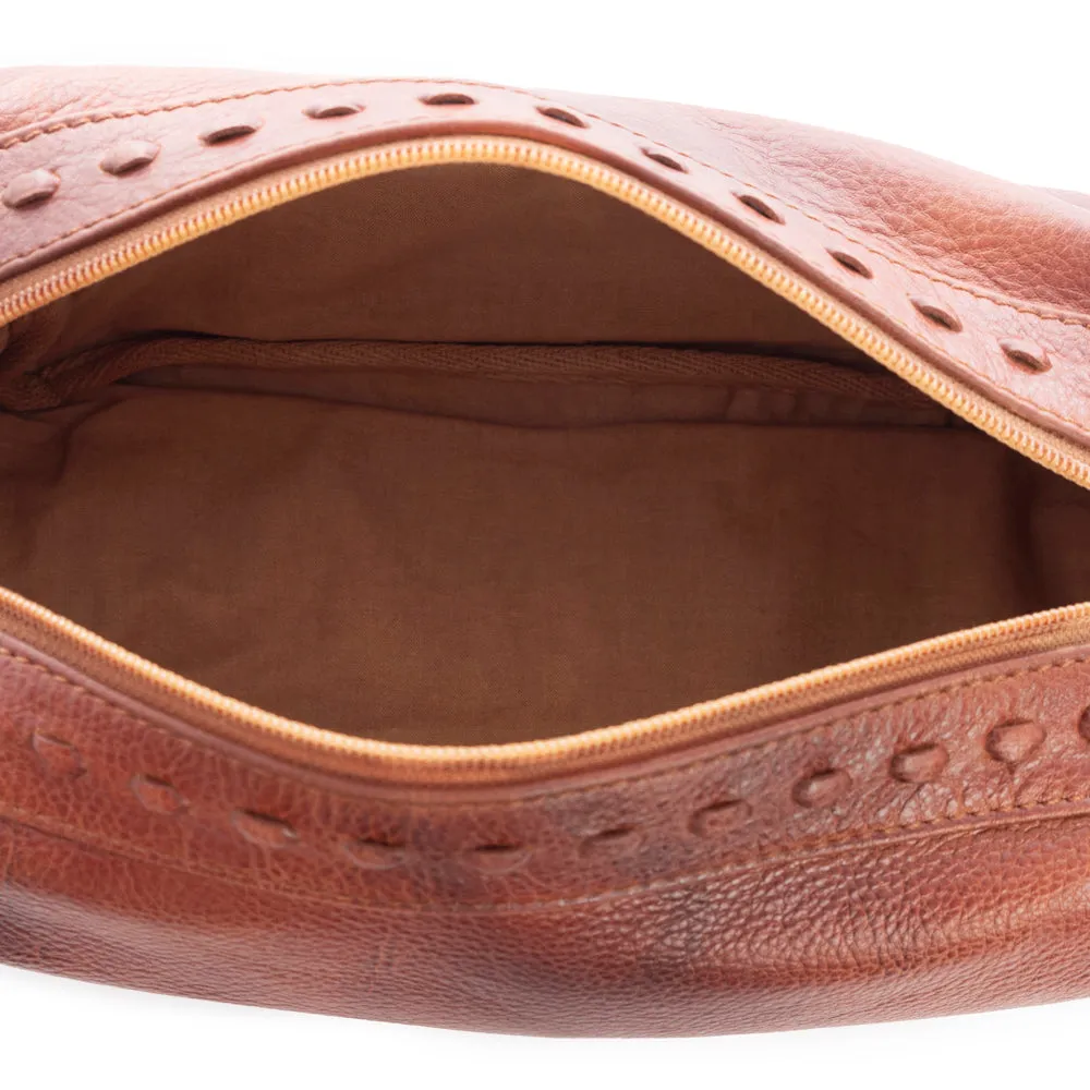 Roff Trail Toiletries Bag In Caramel sold by Myra Bag product image thumbnail 4