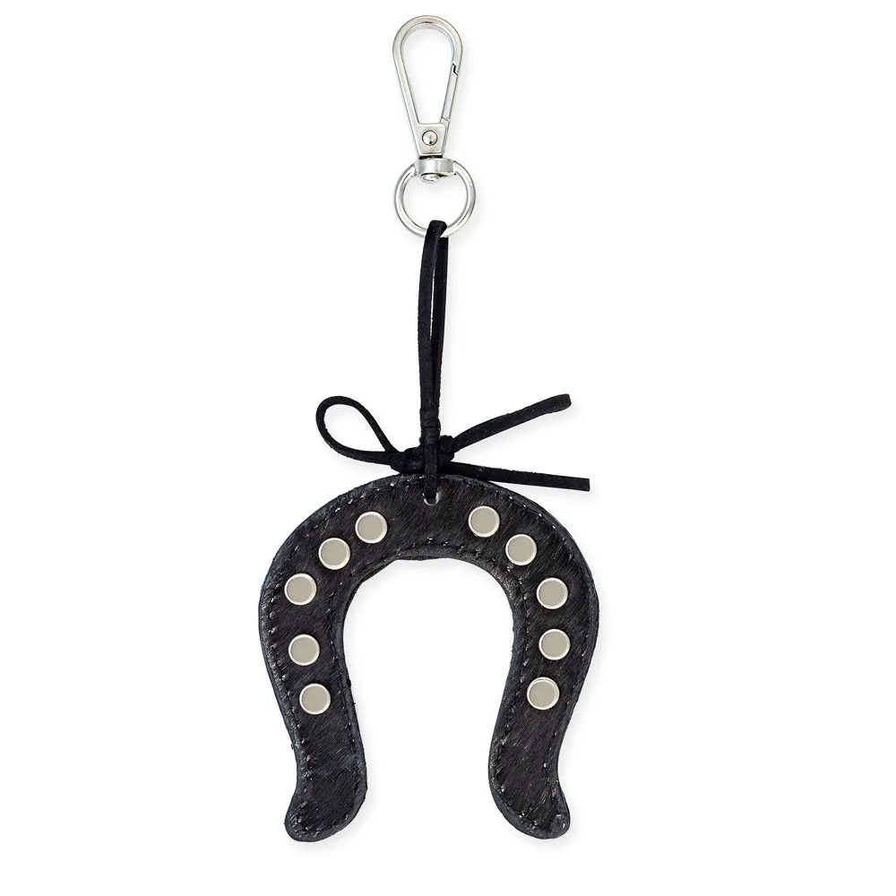 Lucky Horseshoe Bag Charm Black sold by Myra Bag product image thumbnail 2
