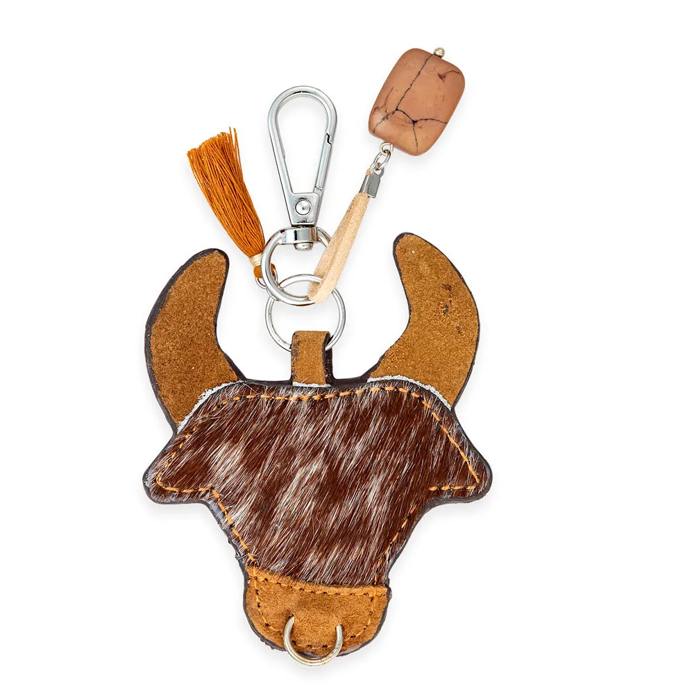Moosehead Point Bag Charm In Brown sold by Myra Bag