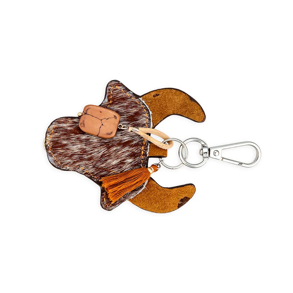 Moosehead Point Bag Charm In Brown sold by Myra Bag product image thumbnail 2