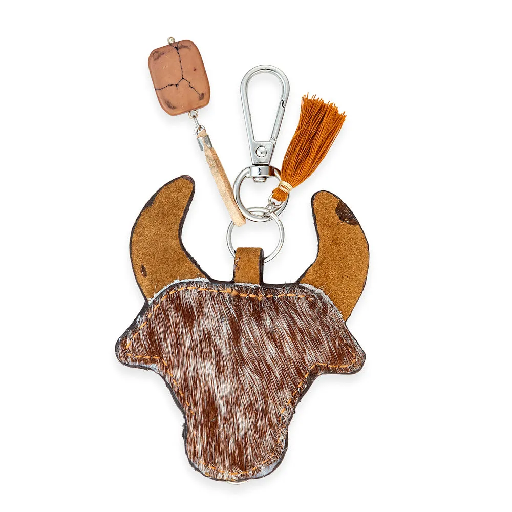 Moosehead Point Bag Charm In Brown sold by Myra Bag product image thumbnail 3