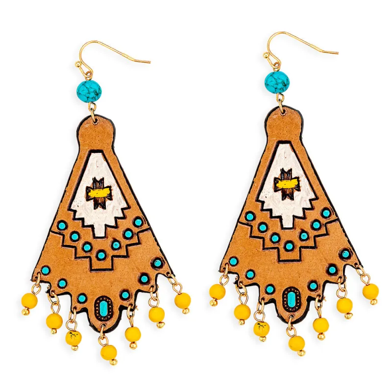 Adobe Sun Earrings sold by Myra Bag