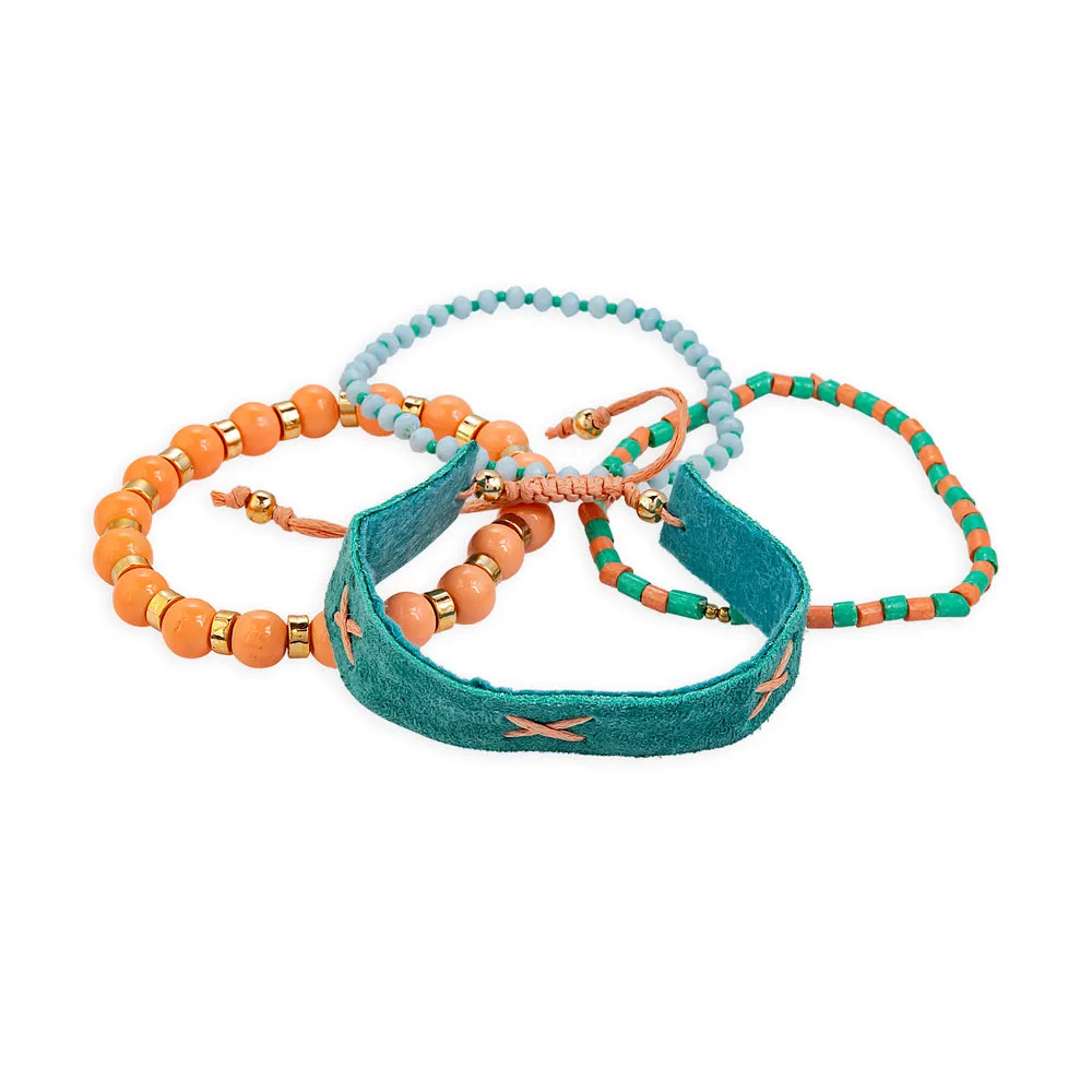 Chloe Stacked Bracelet sold by Myra Bag product image thumbnail 4