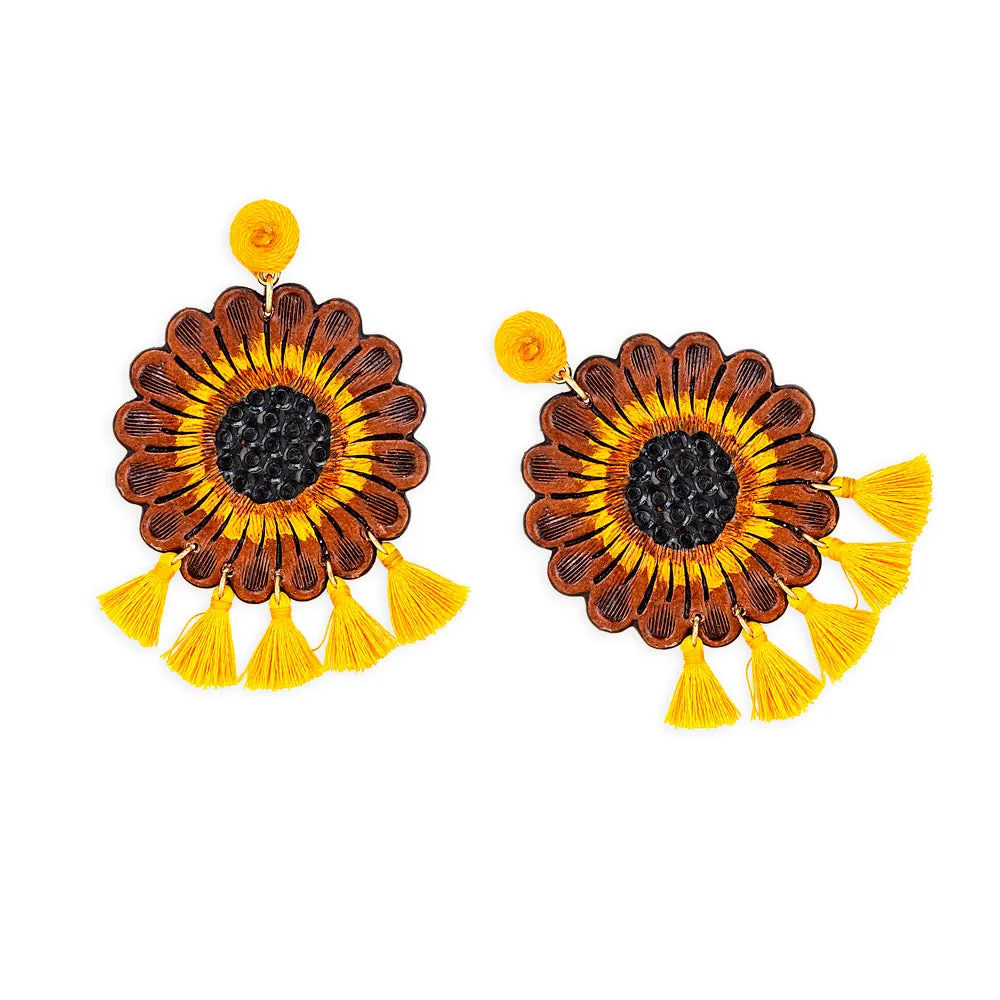 Tassled Wildflower Earrings sold by Myra Bag product image thumbnail 2