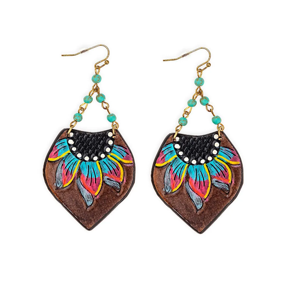Dazzling Dayflower Earrings sold by Myra Bag