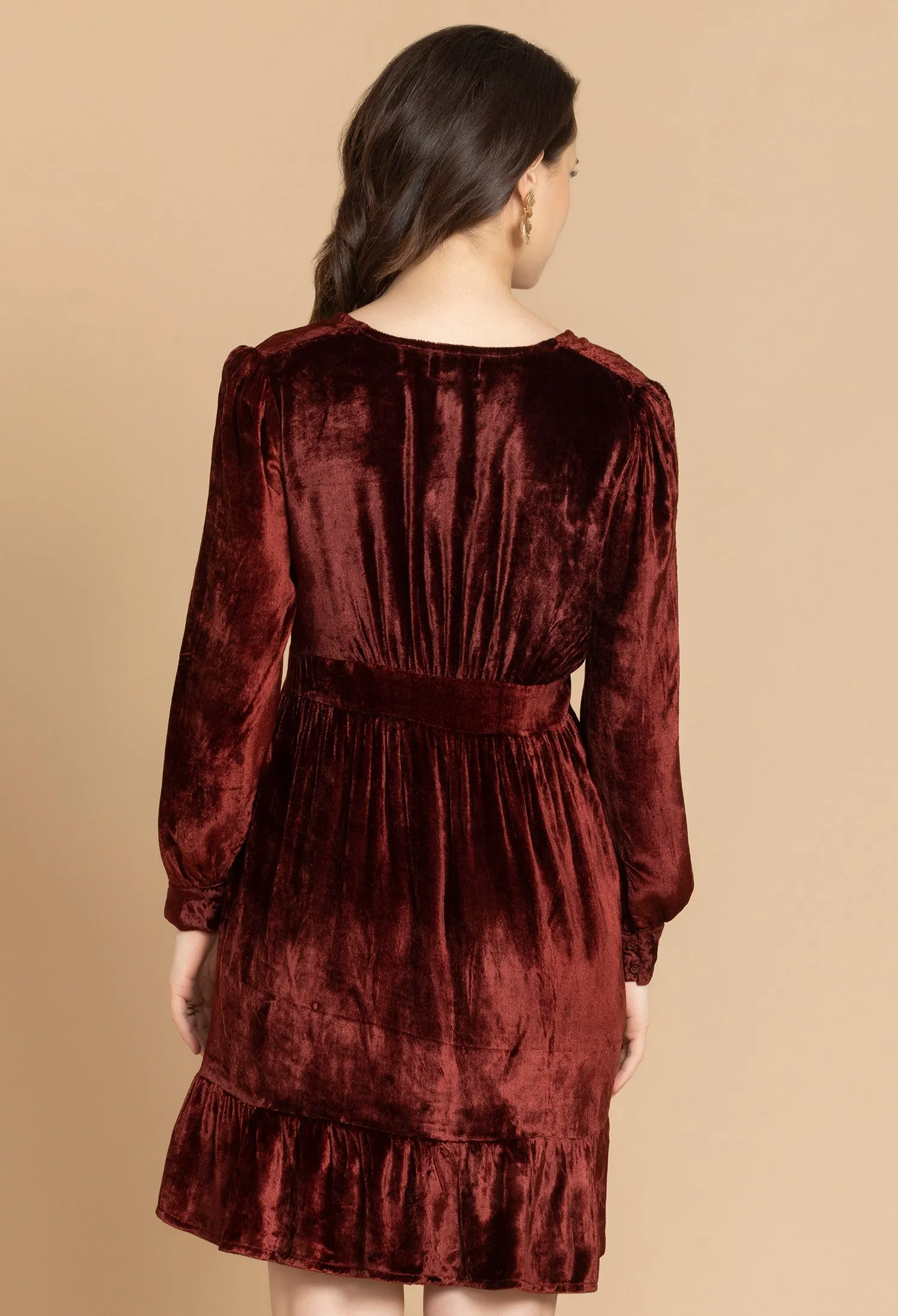 Bohera Janice V-Neck Dress sold by Myra Bag product image thumbnail 4