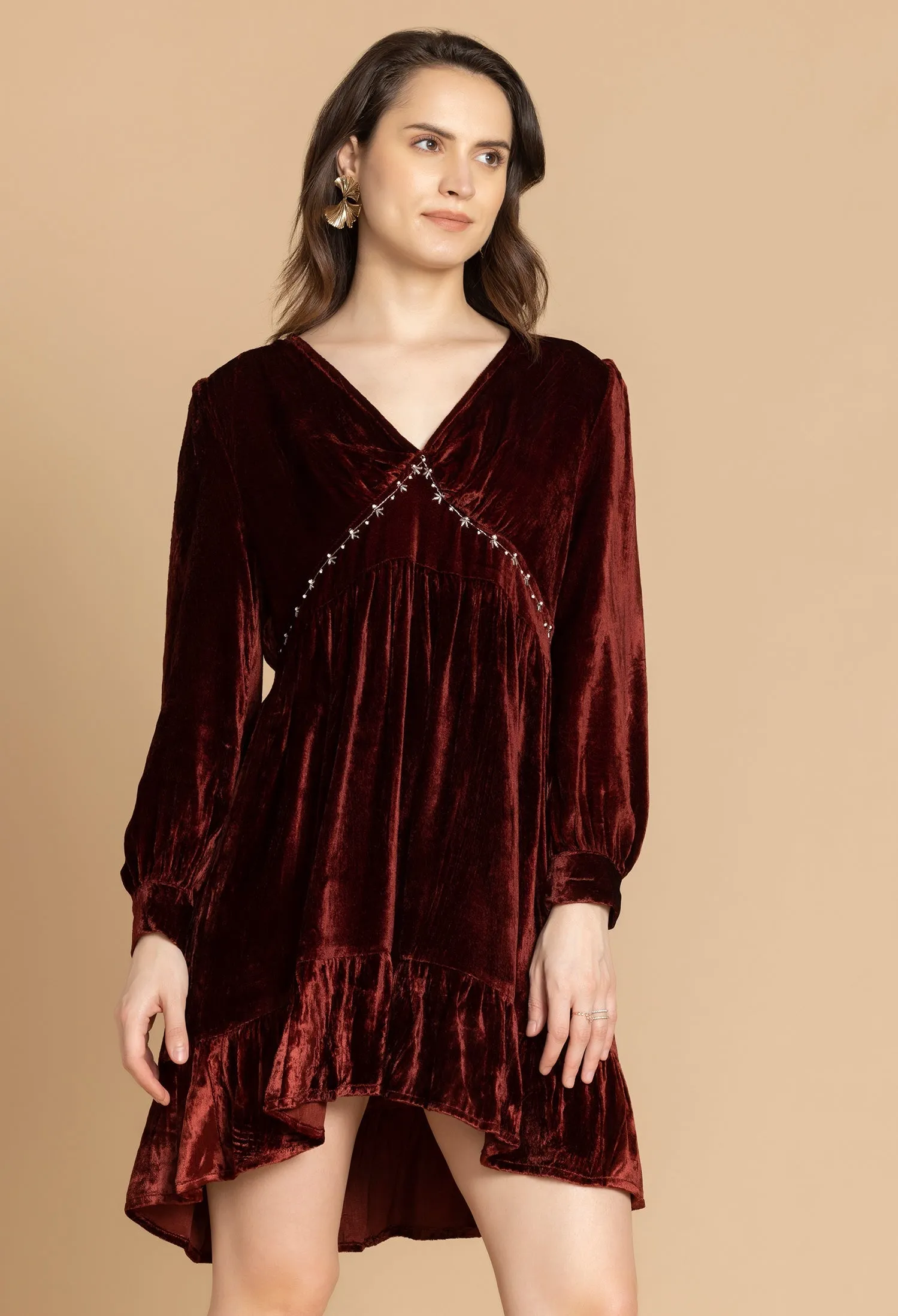 Bohera Janice V-Neck Dress sold by Myra Bag product image thumbnail 2