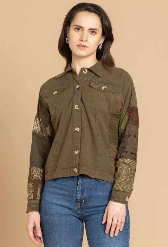 Bohera Madisson Color Accent Shirt Top sold by Myra Bag