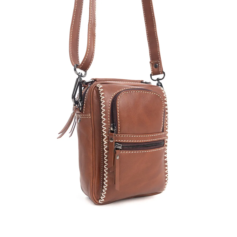 Cinnamon Trail Small Leather Bag sold by Myra Bag product image thumbnail 3