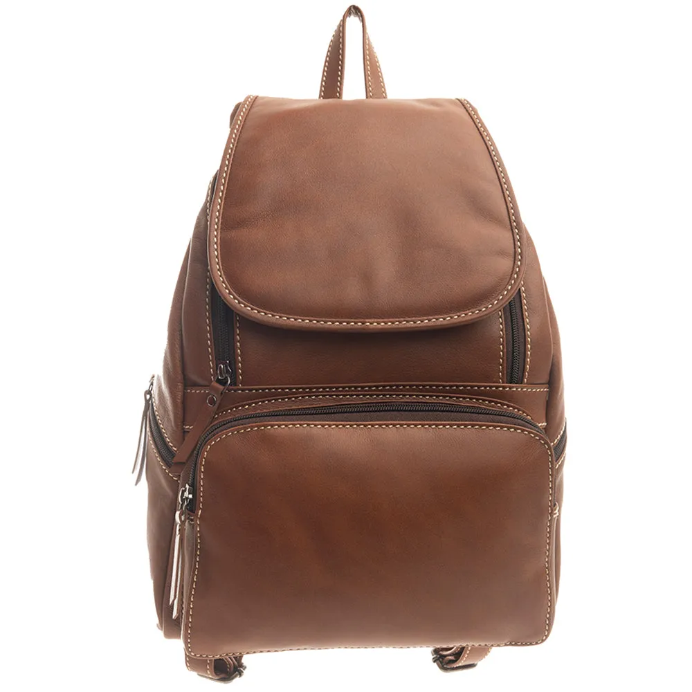 Cinnamon Trail Leather Backpack Bag sold by Myra Bag