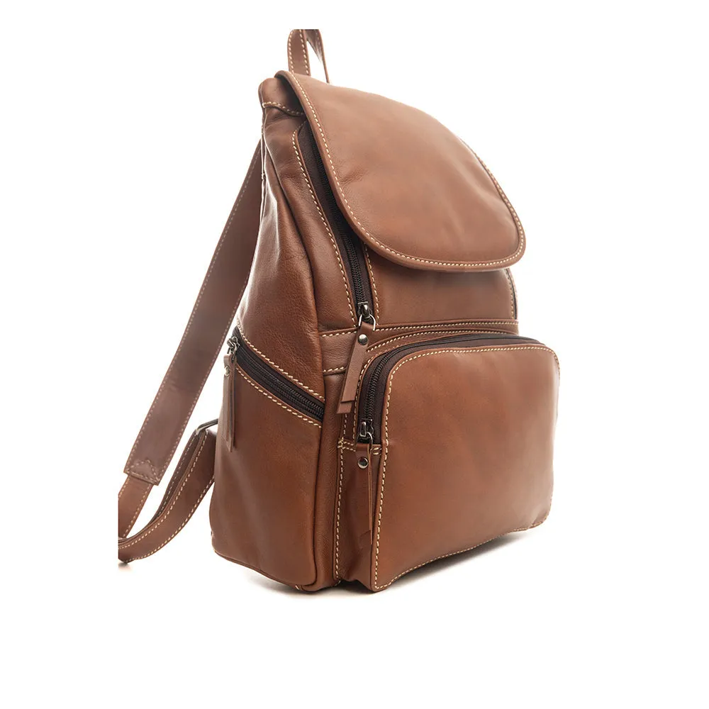 Cinnamon Trail Leather Backpack Bag sold by Myra Bag product image thumbnail 2
