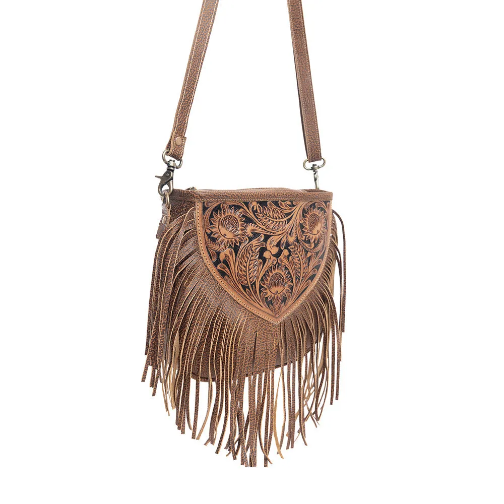Billington Peak Hand-Tooled Bag sold by Myra Bag product image thumbnail 2