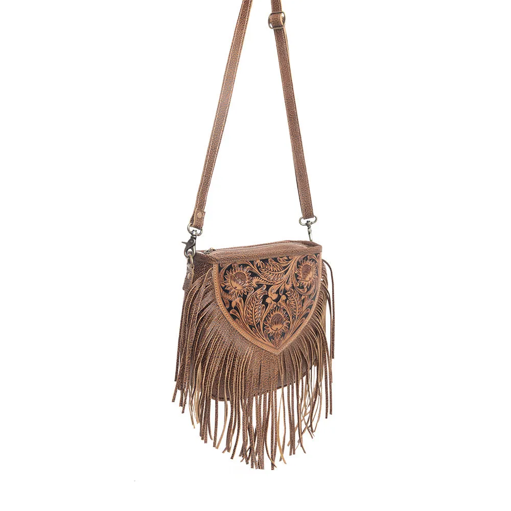 Billington Peak Hand-Tooled Bag sold by Myra Bag product image thumbnail 3
