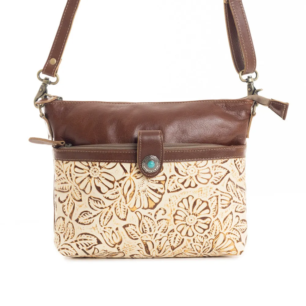 Fennington Leather Bag in Ivory sold by Myra Bag