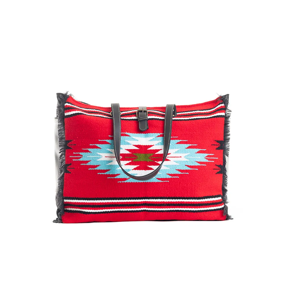 Blazing Serape Weekender Bag sold by Myra Bag product image thumbnail 3