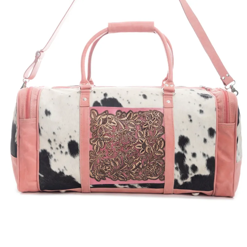 Darling Mesa Traveller Bag in Sunrise Pink sold by Myra Bag