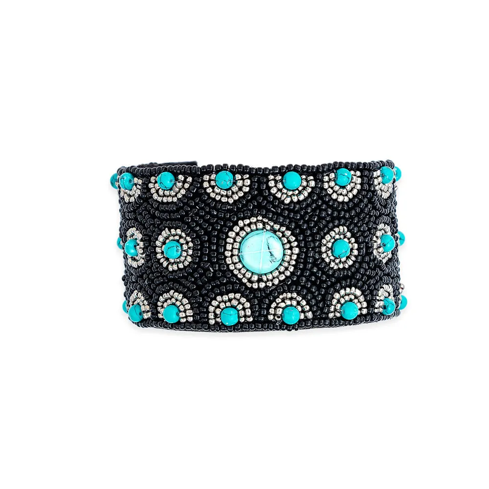 Corsikka Beaded Cuff Bracelet sold by Myra Bag product image thumbnail 4