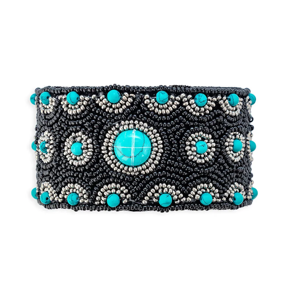 Corsikka Beaded Cuff Bracelet sold by Myra Bag product image thumbnail 2