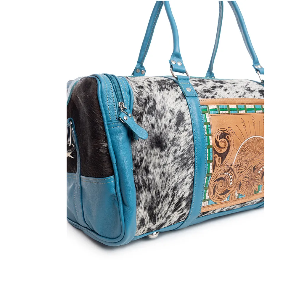 Darling Mesa Traveller Bag In Blue sold by Myra Bag product image thumbnail 5