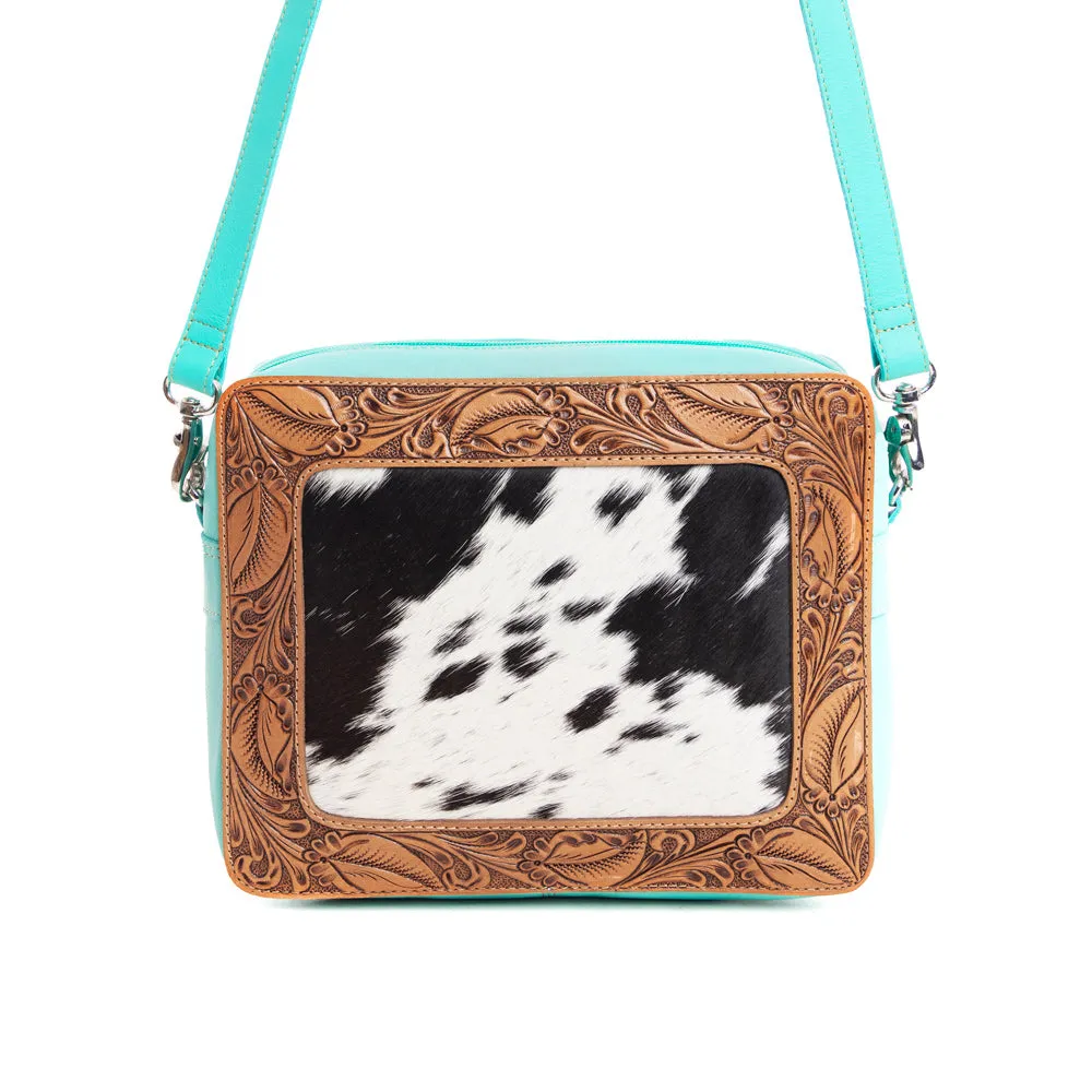 Highstone Small Hand-Tooled Bag sold by Myra Bag