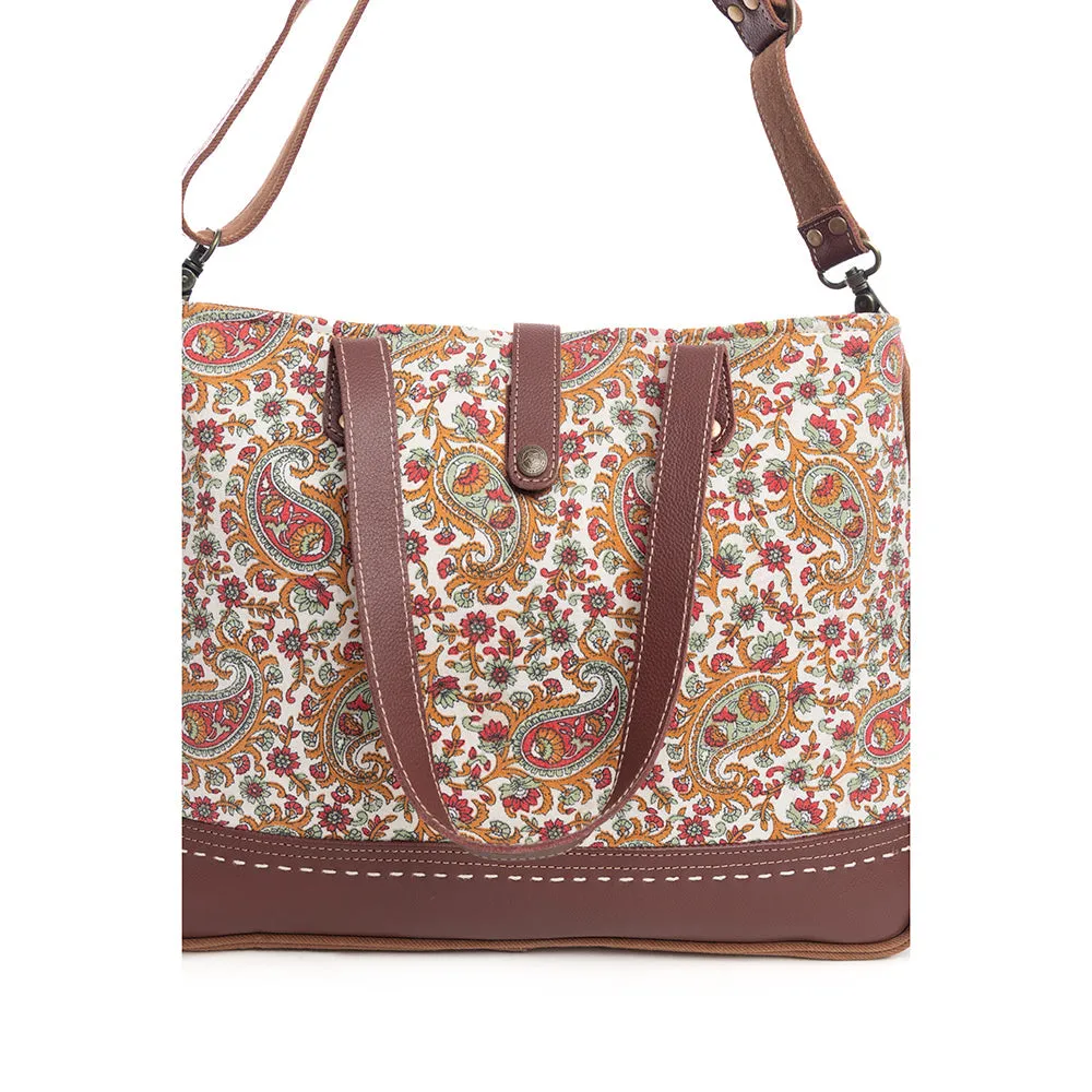 Paisley Pointe Small Weekender Bag sold by Myra Bag product image thumbnail 4