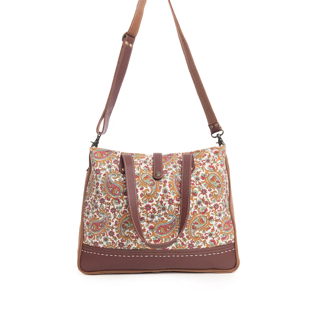 Paisley Pointe Small Weekender Bag sold by Myra Bag product image thumbnail 2