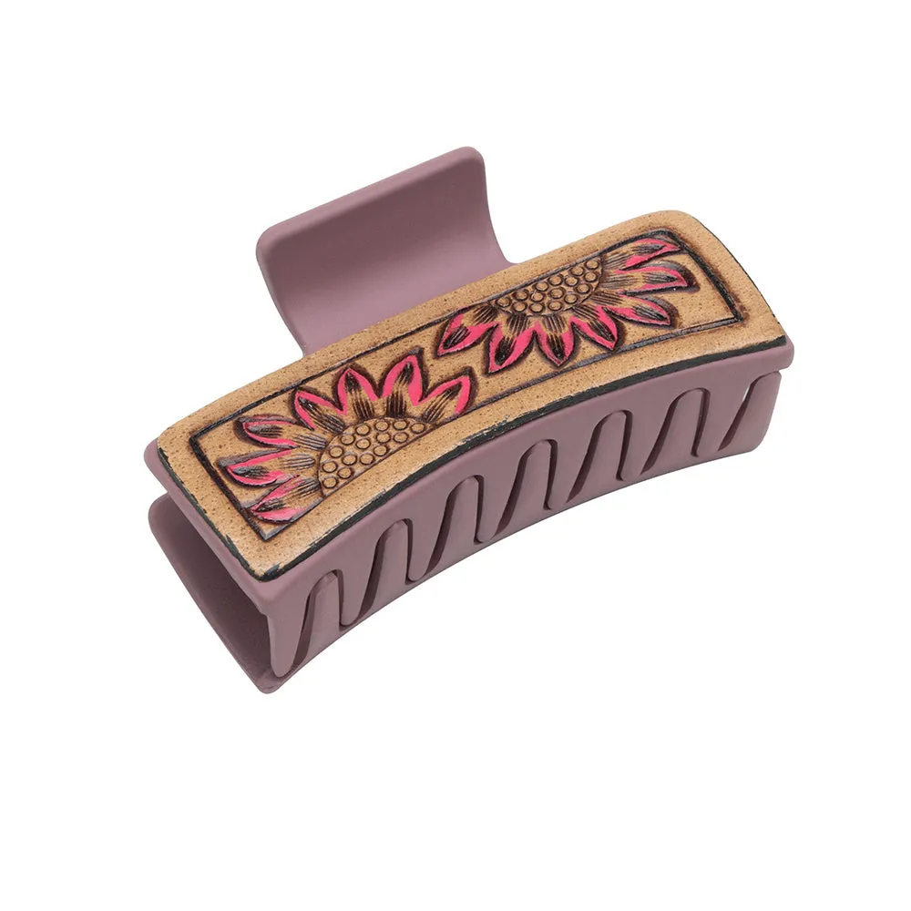 Sunset Sunflower Hair Comb Clip sold by Myra Bag