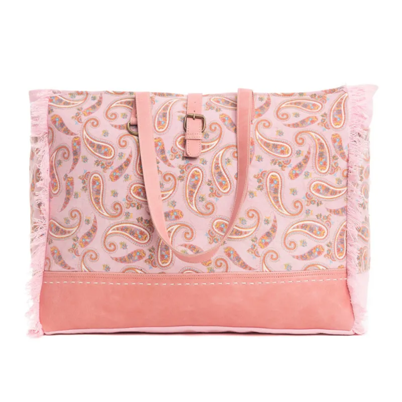 Yuma Paisley Weekender Bag sold by Myra Bag