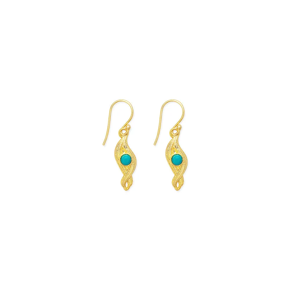 Heart's Dance Earrings in Gold sold by Myra Bag
