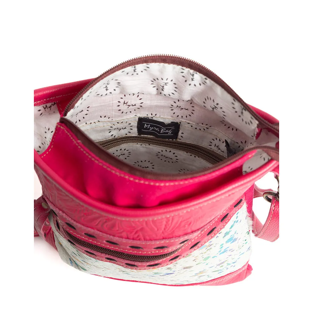 Rosa Verde Small Canvas & Hairon Bag sold by Myra Bag product image thumbnail 5