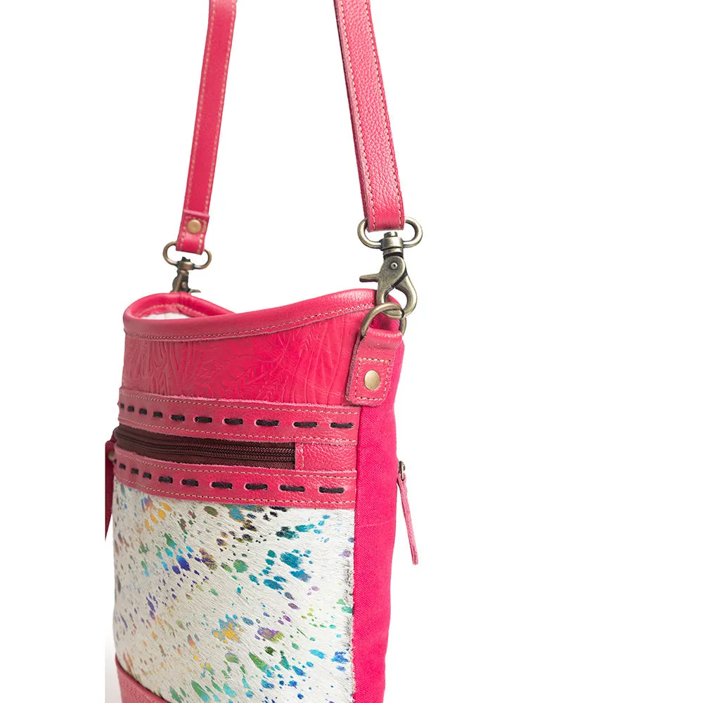 Rosa Verde Small Canvas & Hairon Bag sold by Myra Bag product image thumbnail 4