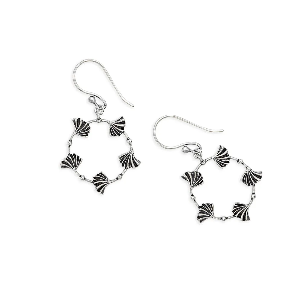Heart's Dance Earrings in Silver sold by Myra Bag product image thumbnail 2