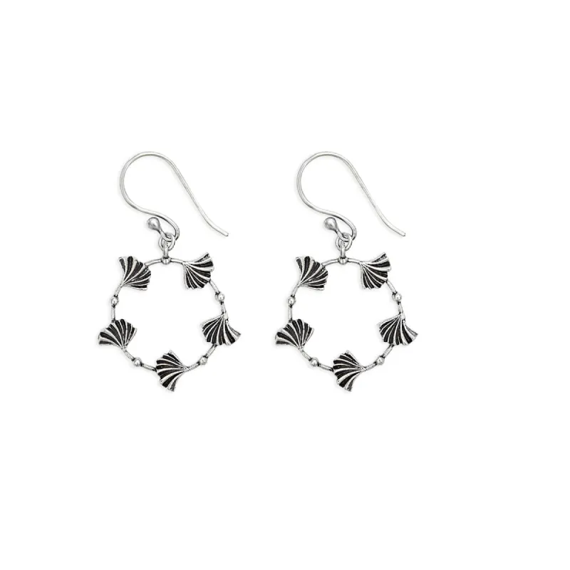 Heart's Dance Earrings in Silver sold by Myra Bag