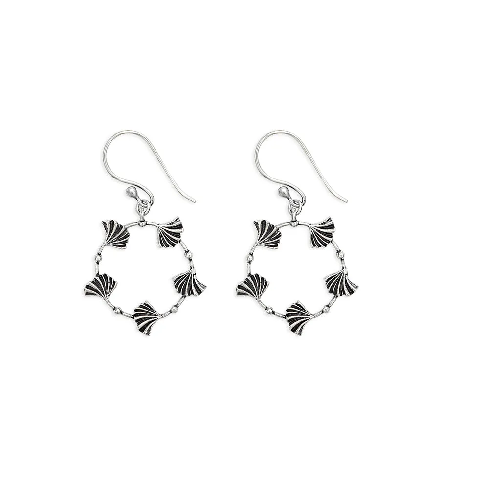 Heart's Dance Earrings in Silver sold by Myra Bag
