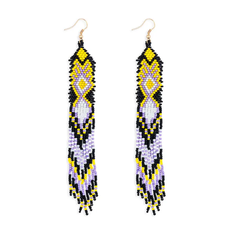 Sandstone Oasis Beaded Earrings sold by Myra Bag