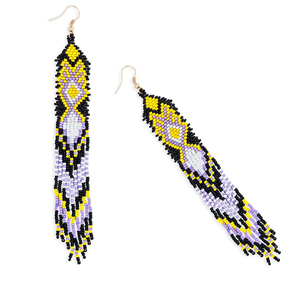 Sandstone Oasis Beaded Earrings sold by Myra Bag product image thumbnail 2