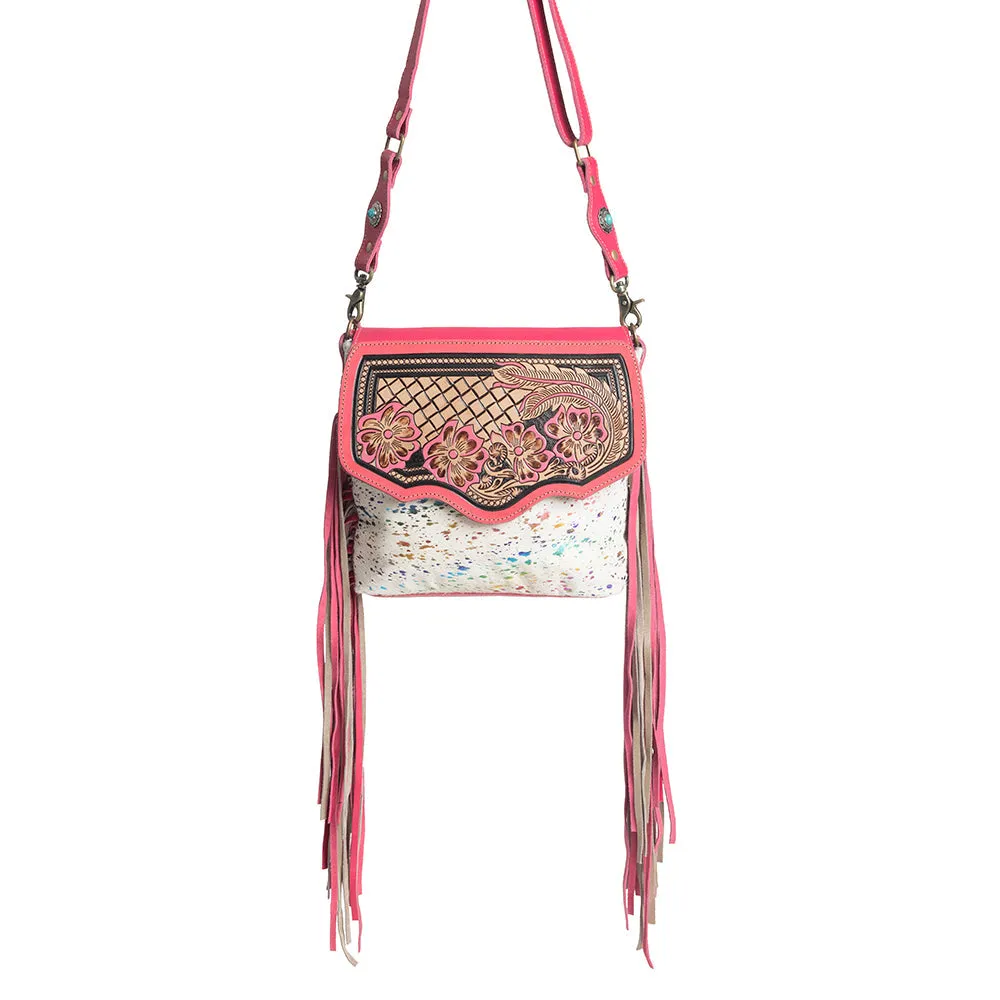 Rosa Verde Hand-Tooled Bag sold by Myra Bag product image thumbnail 2