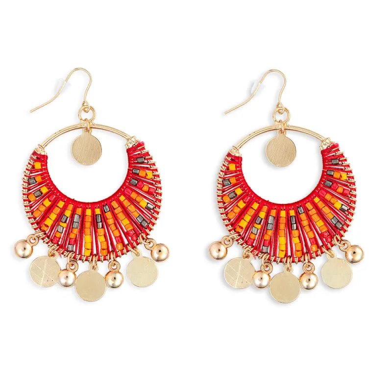 Brilliance Mine Beaded Earrings sold by Myra Bag