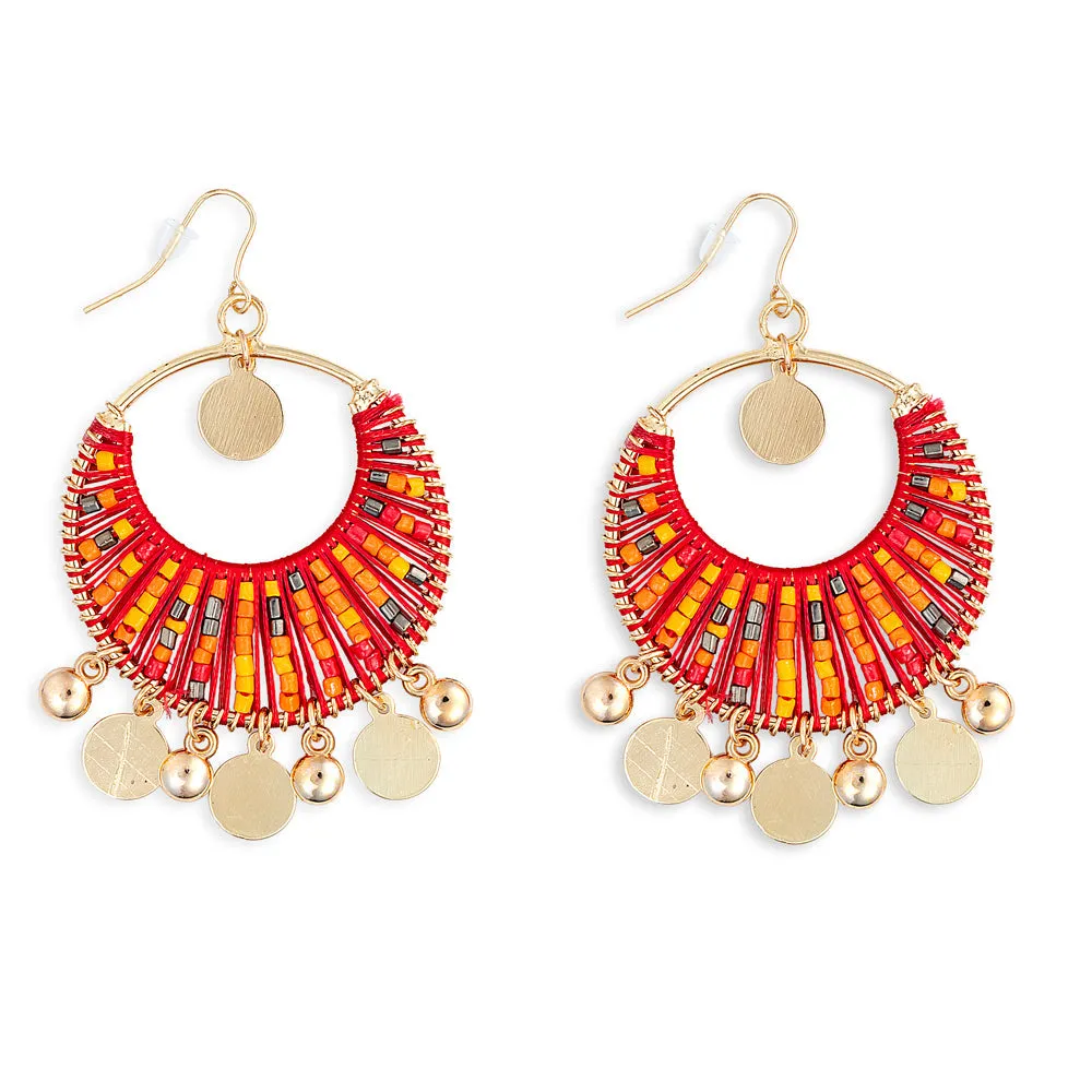 Brilliance Mine Beaded Earrings sold by Myra Bag