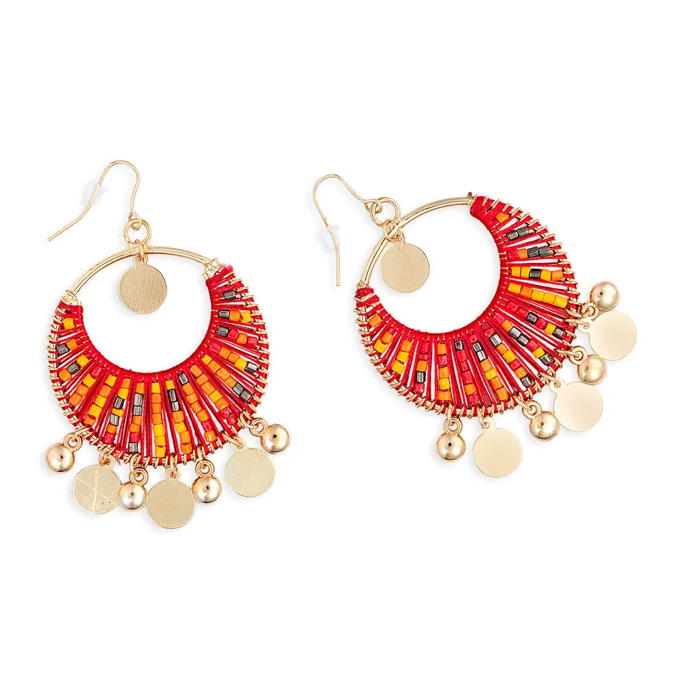 Brilliance Mine Beaded Earrings sold by Myra Bag product image thumbnail 2