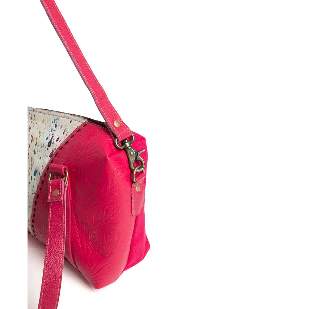 Tierra Vasta Duffle Bag in Magenta sold by Myra Bag product image thumbnail 5