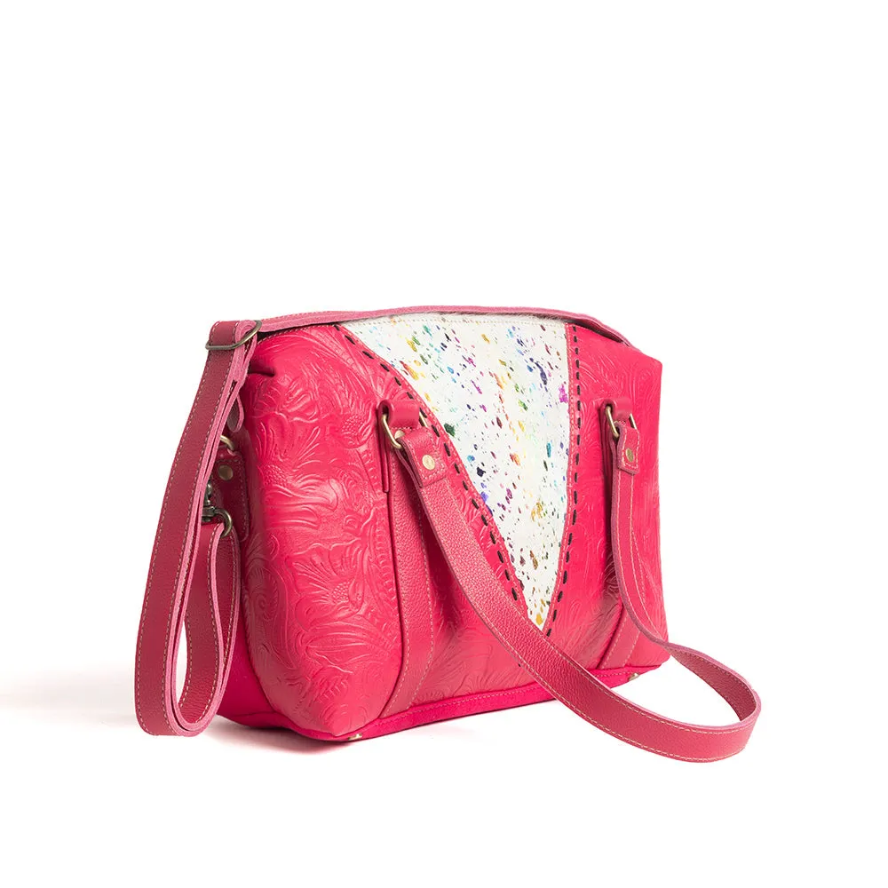 Tierra Vasta Duffle Bag in Magenta sold by Myra Bag product image thumbnail 3