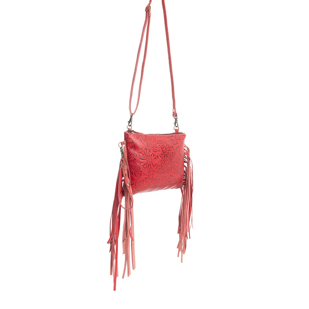 Fennington Leather Bag in Red sold by Myra Bag product image thumbnail 4
