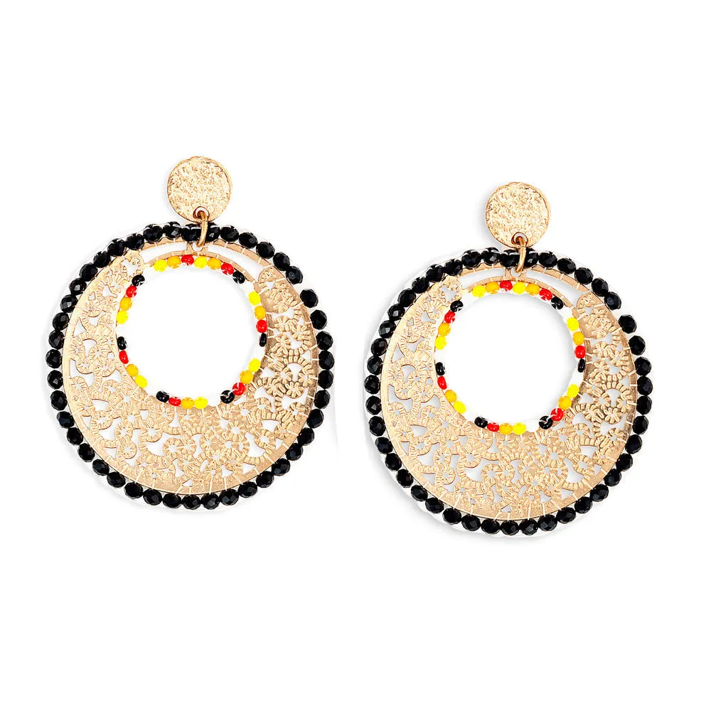 Moonbeam Mine Beaded Earrings sold by Myra Bag product image thumbnail 2