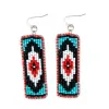 Love Thee Only Beaded Earrings In Ebony & Red sold by Myra Bag