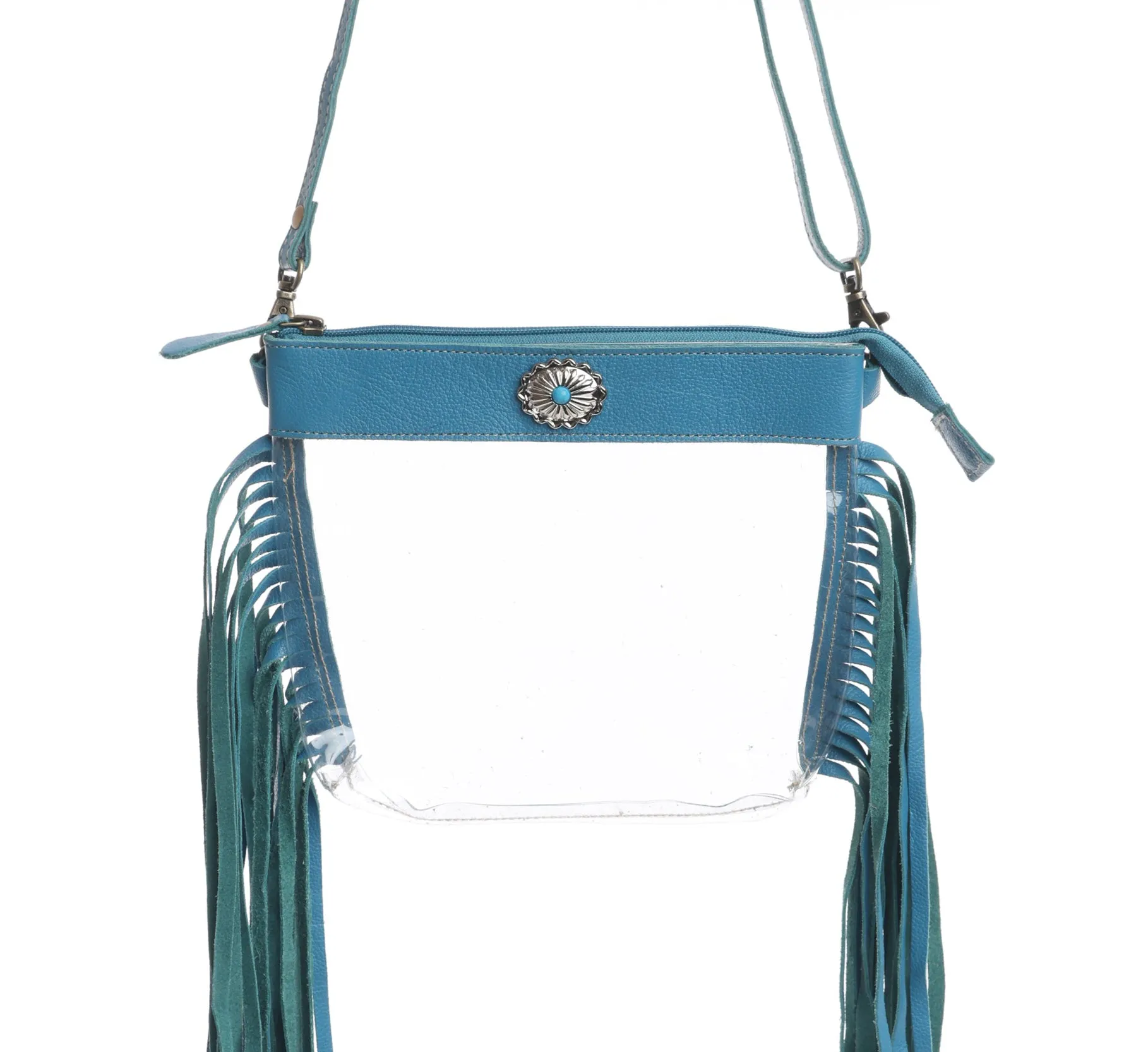 Azura Clear Bag in Blue sold by Myra Bag