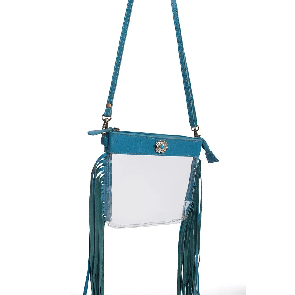 Azura Clear Bag in Blue sold by Myra Bag product image thumbnail 2