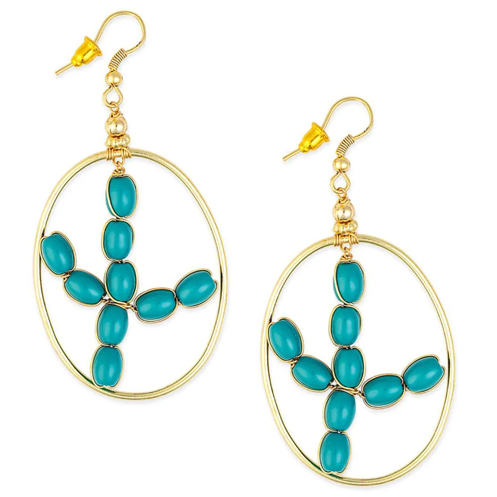 Saguaro Oasis Hoops(Earrings) sold by Myra Bag product image thumbnail 2